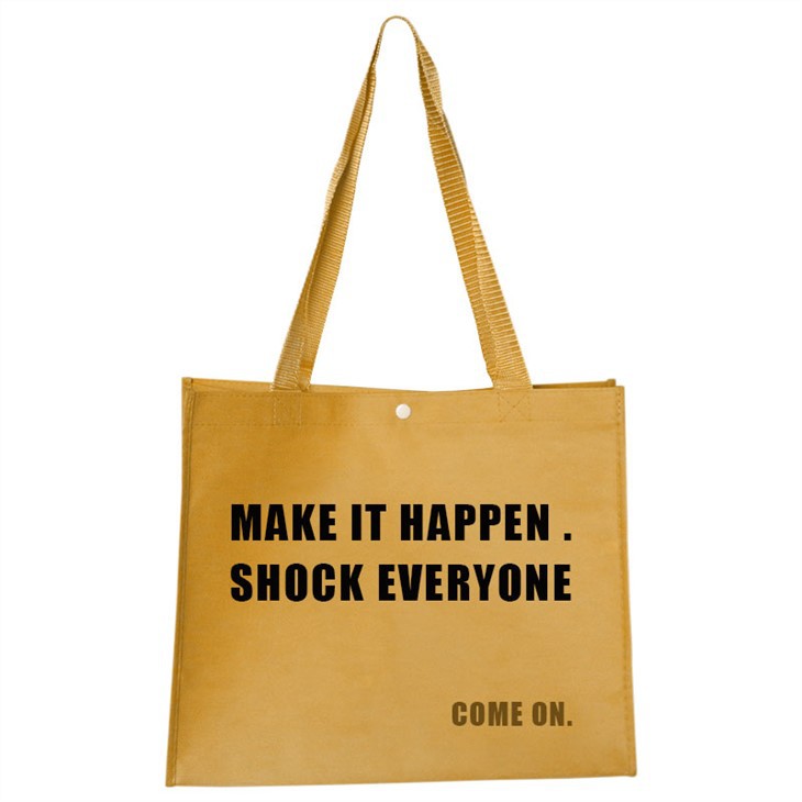 The Fine Non Woven Bag With Silkscreen Logo